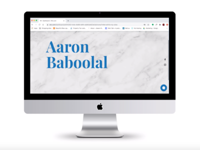 Aaron Baboolal Blog Site
