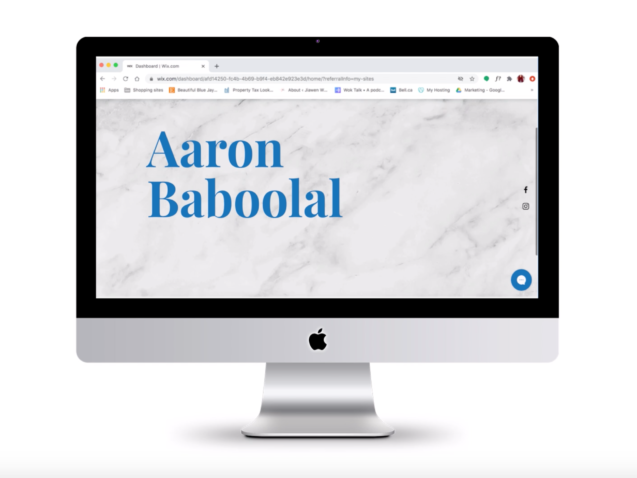 Aaron Baboolal Blog Site