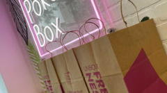 The Poke Bag - displayed