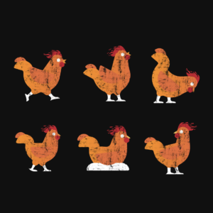 Penny's "Hot Chicken" mascot design